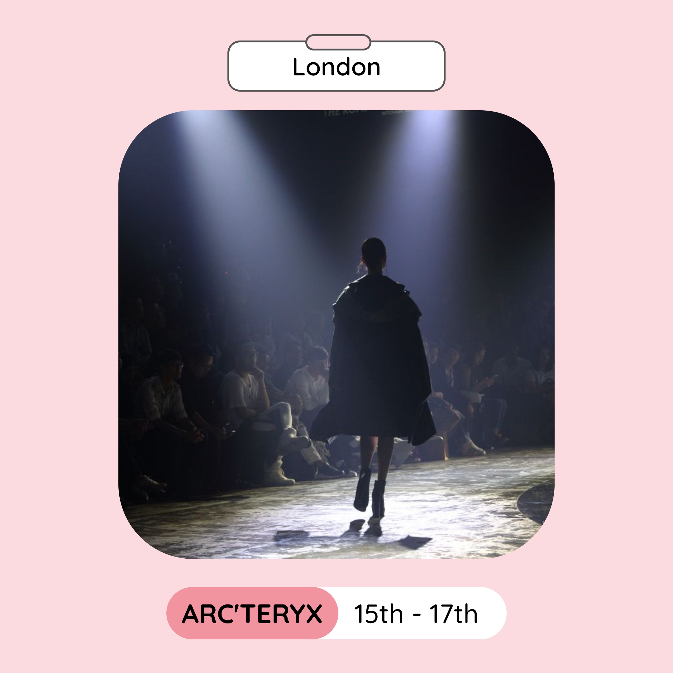 Arc'teryx Sample Sale, London, October 2026