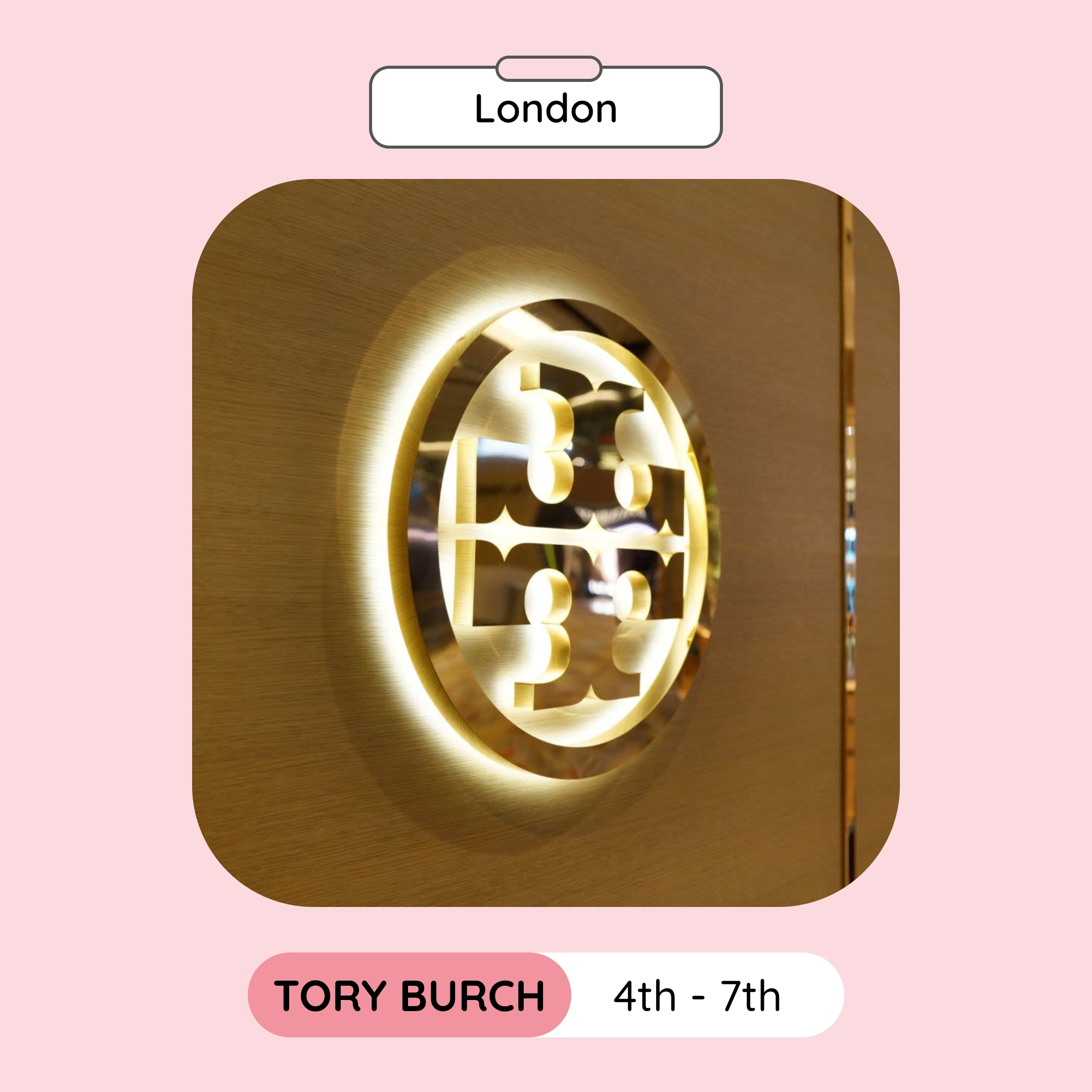 Tory Burch Sample Sale, London, November 2026