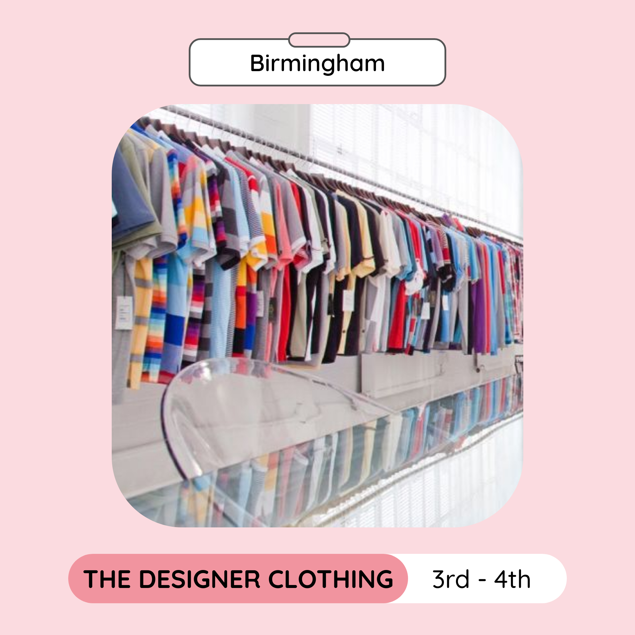 The Designer Clothing Sample Sale, Birmingham, December 2022