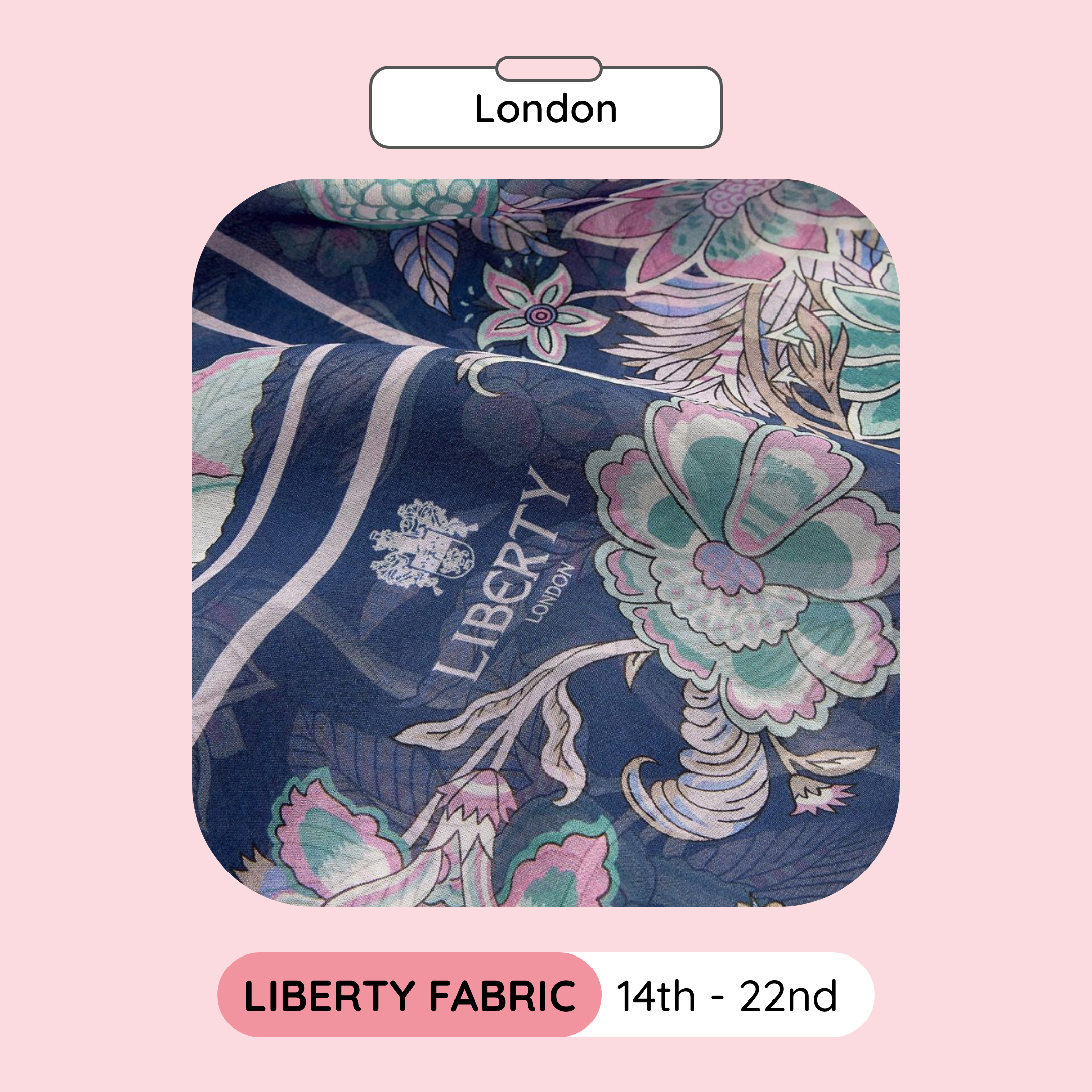 Liberty Fabric Sample Sale, London, January 2023