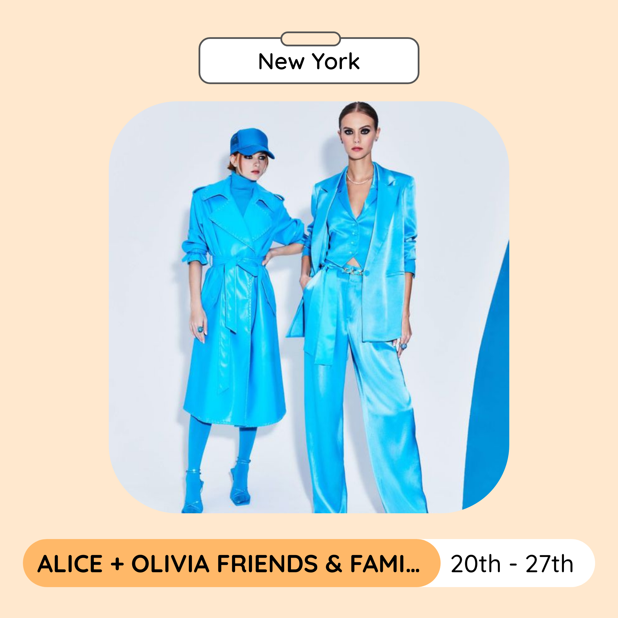 alice + olivia Friends & Family Event, New York, March 2023