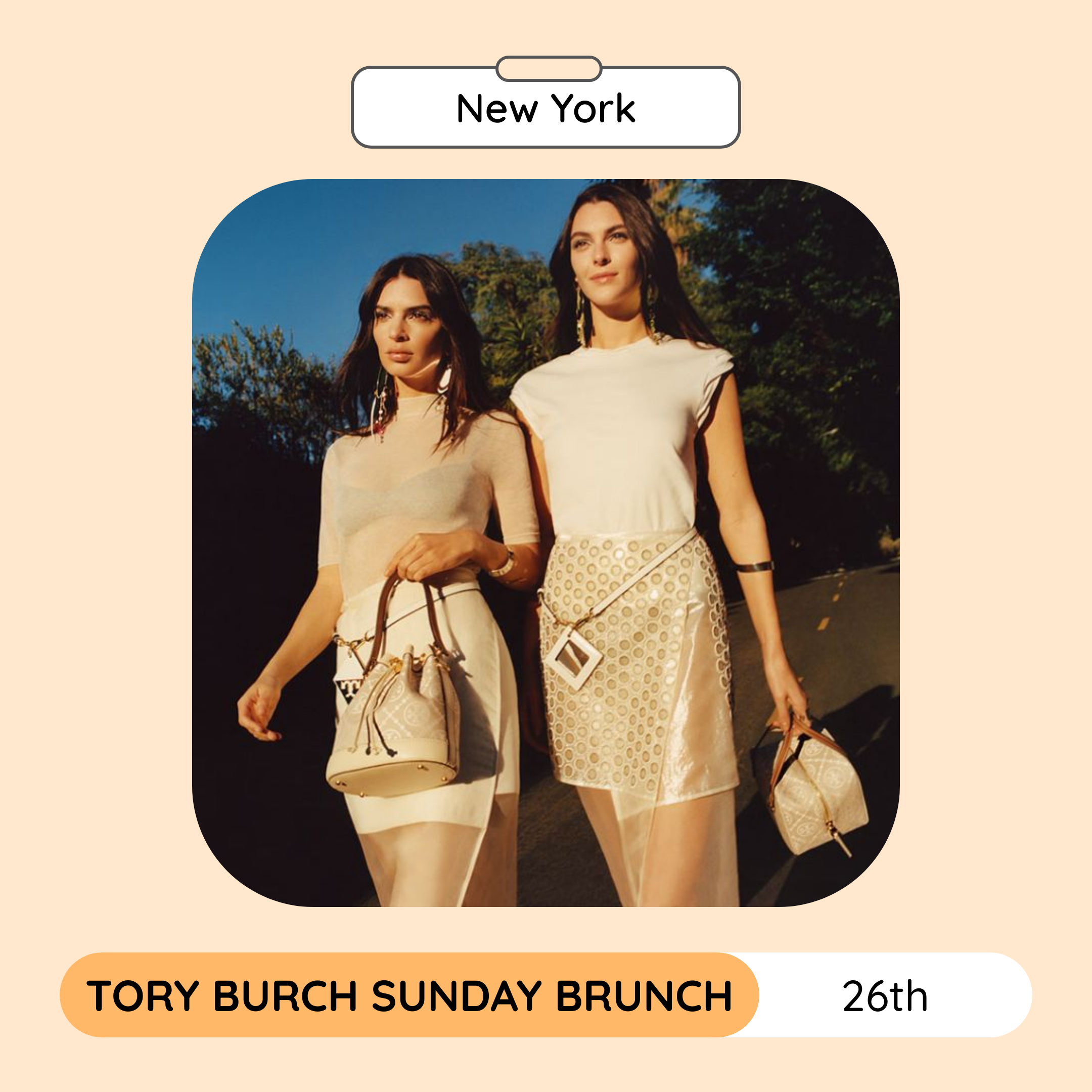 Tory Burch Sunday Brunch Event, New York, March 2023