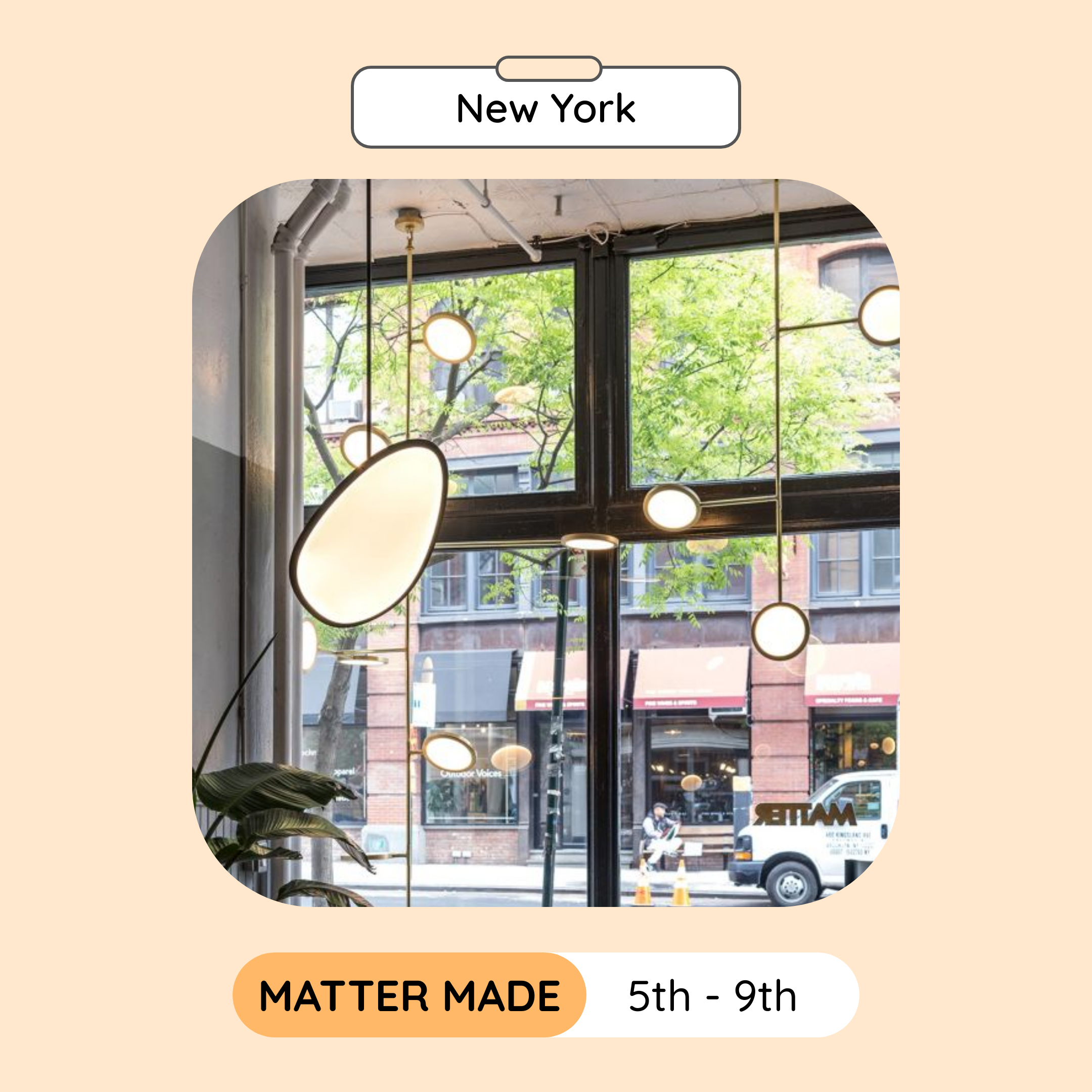 Matter Made Sample Sale, New York, April 2023