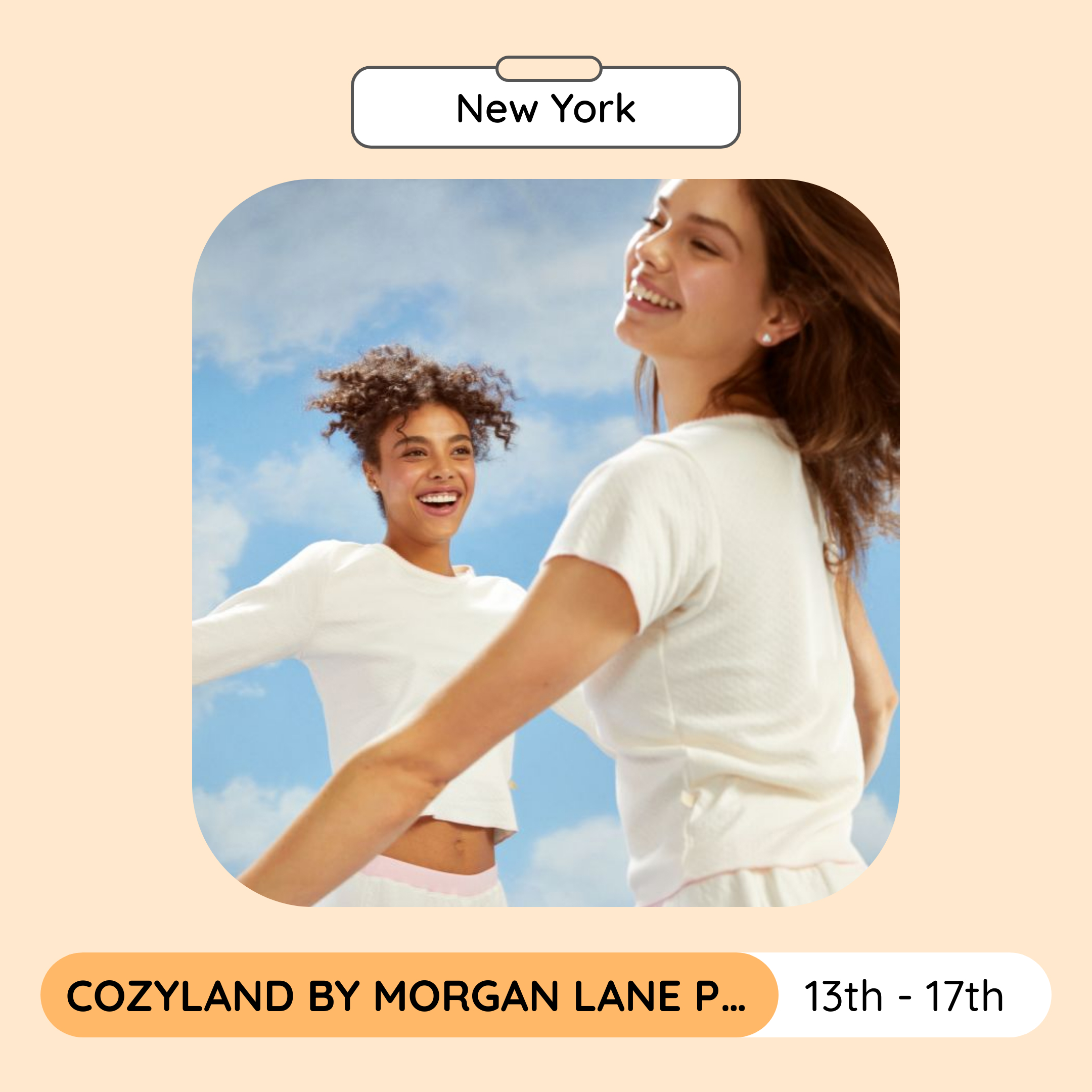 Cozyland by Morgan Lane Pop-Up, New York, September 2023