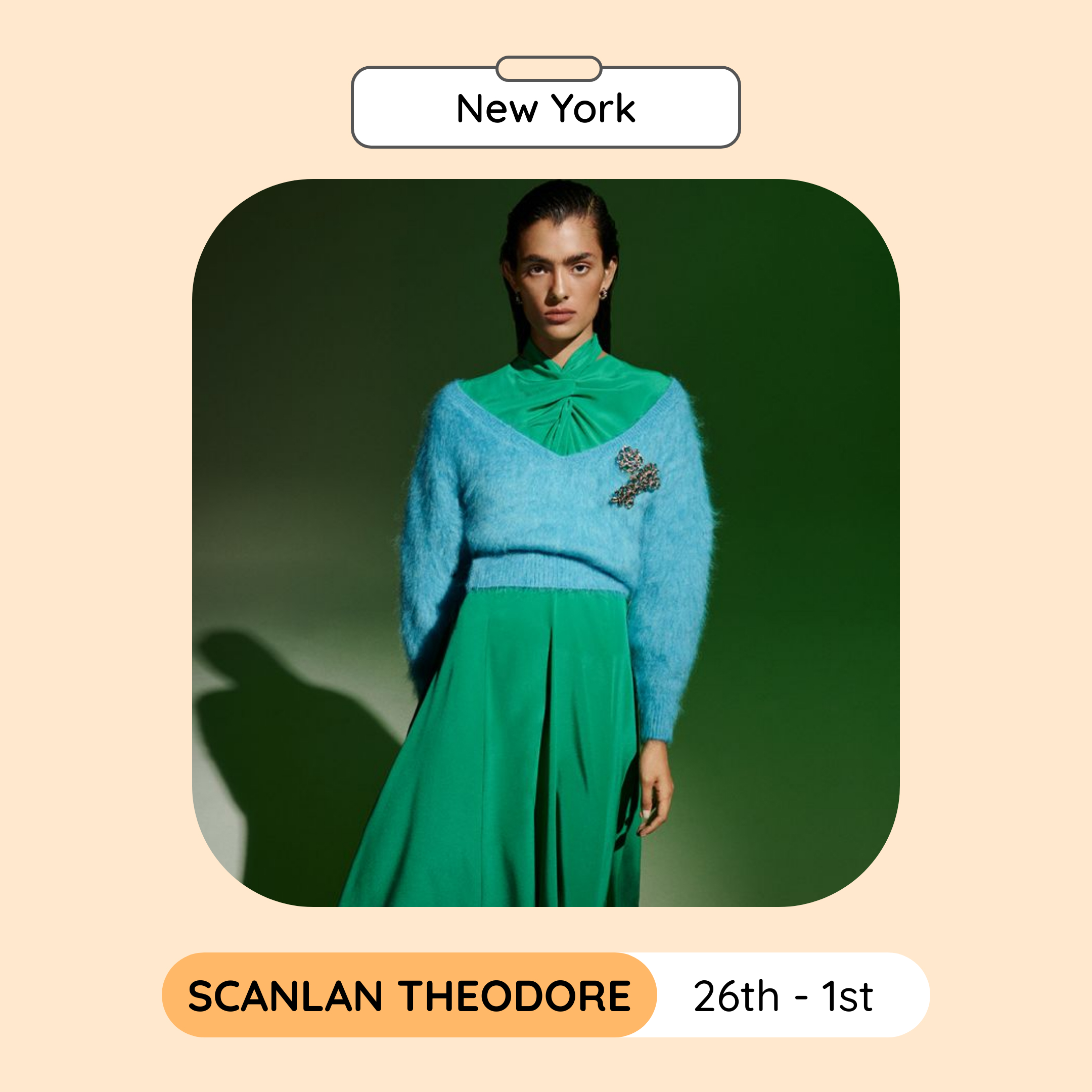 Scanlan Theodore Sample Sale, New York, September 2023