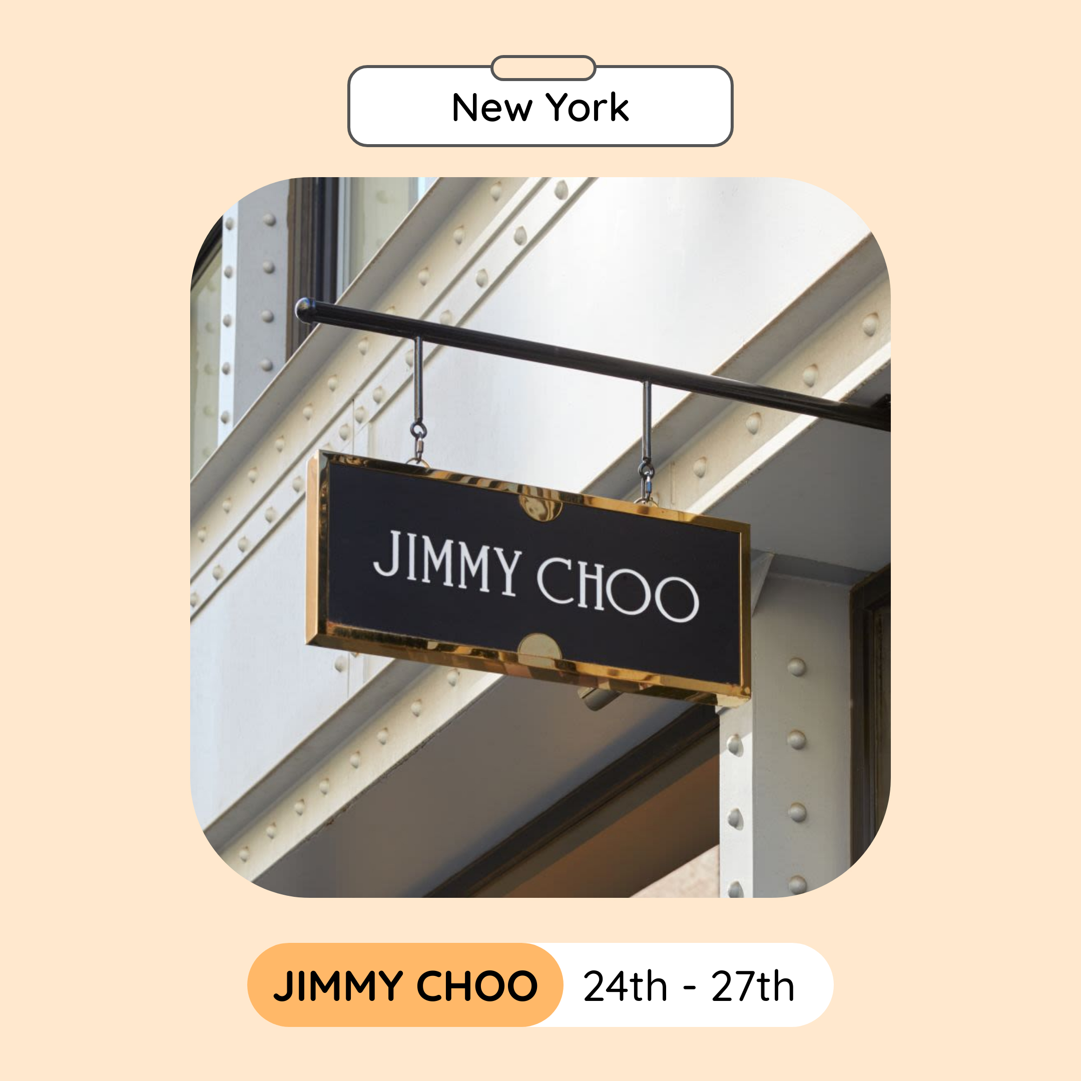 Jimmy Choo Warehouse Sale, New York, October 2023