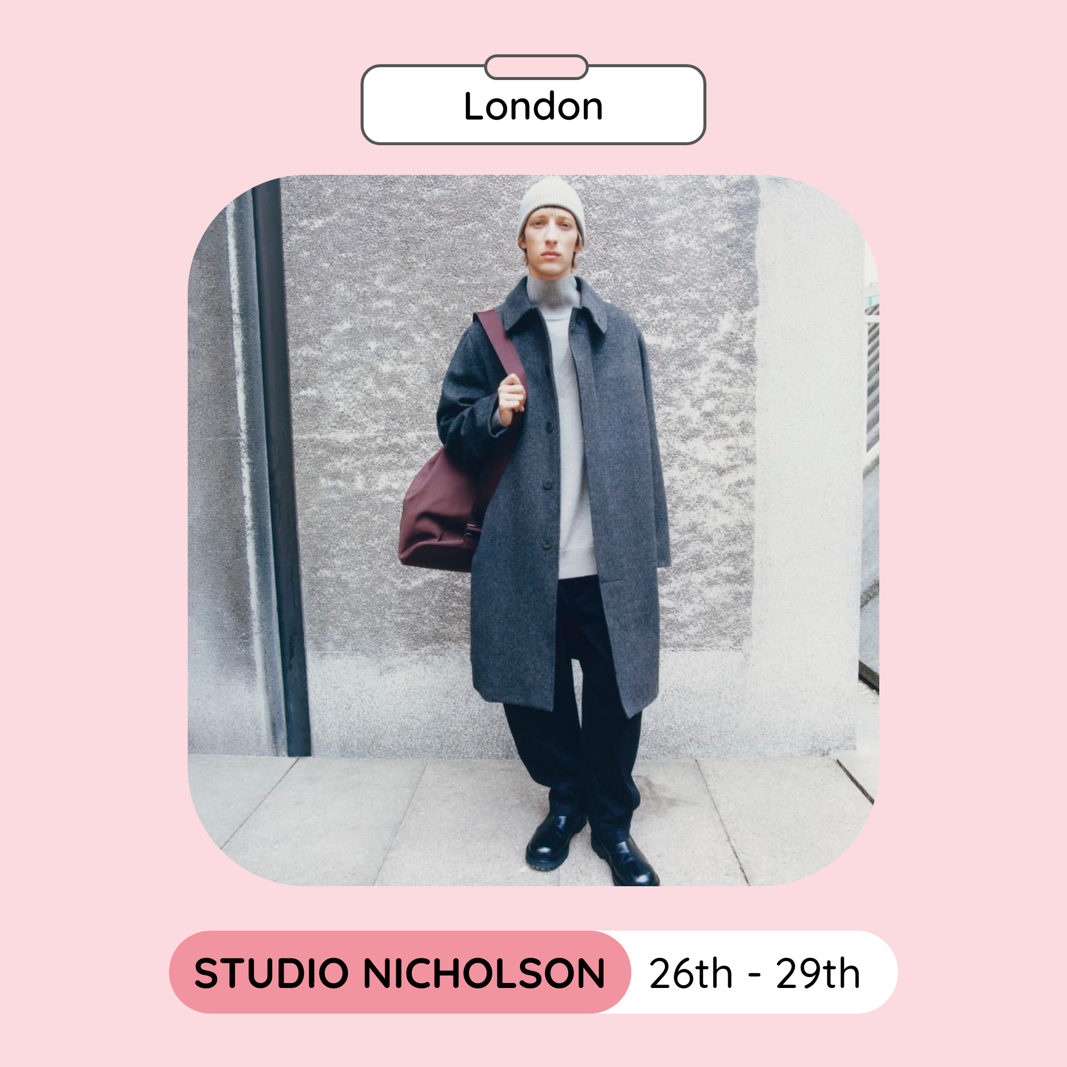 Studio Nicholson Sample Sale, London, October 2023