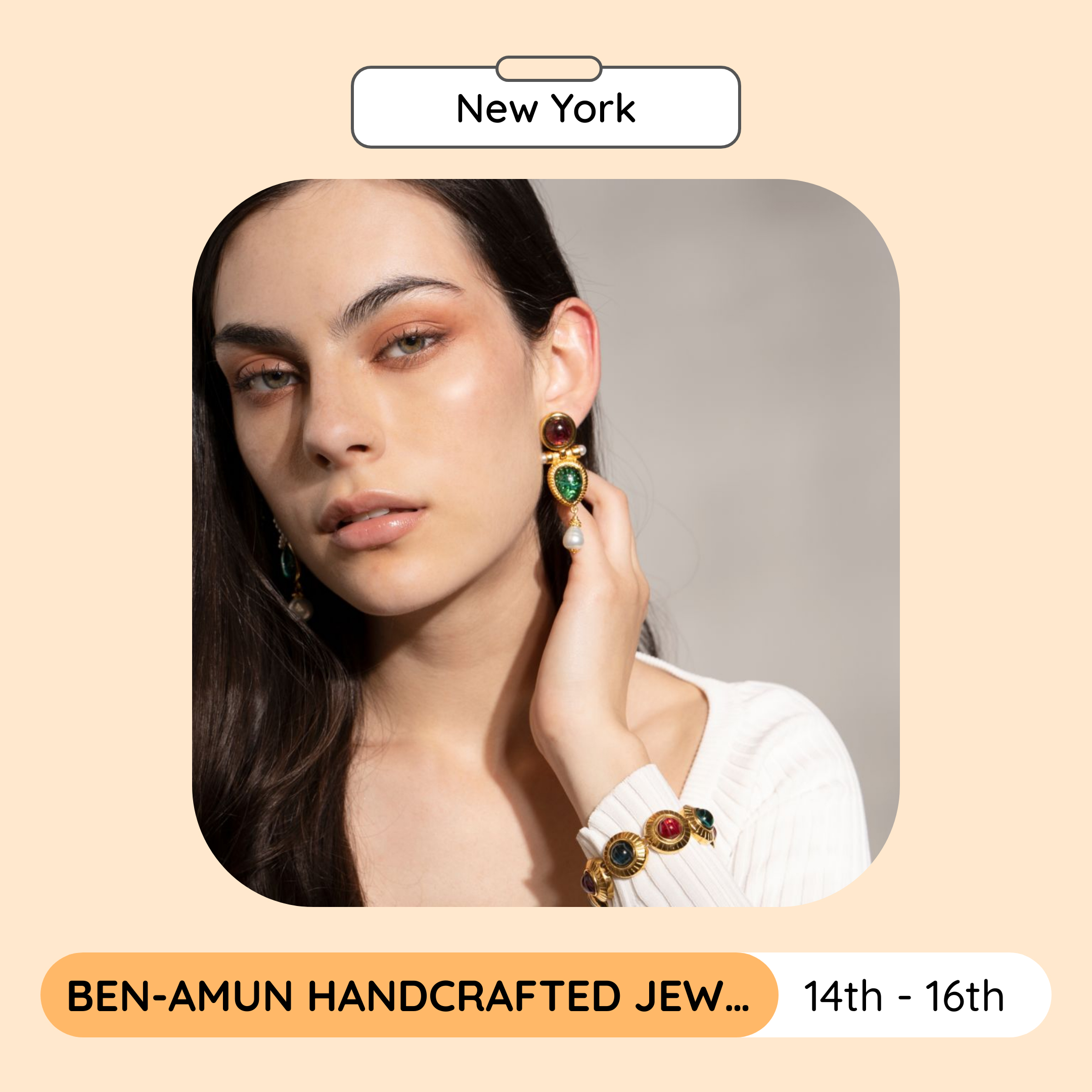 Ben Amun Handcrafted Jewelry Sample Sale New York November 2023