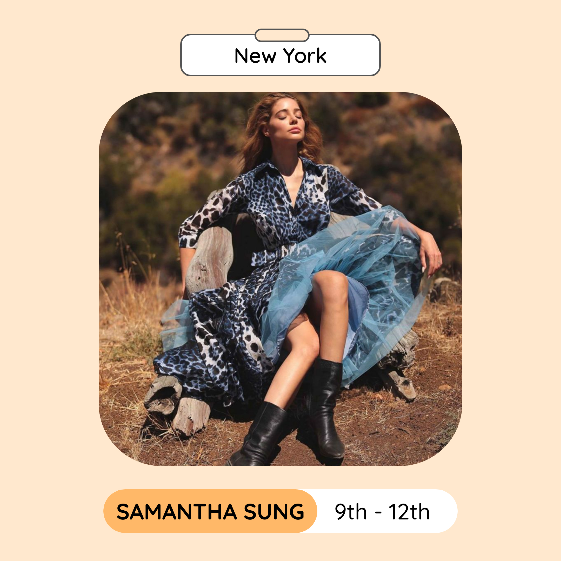 Samantha sung sale sample sale