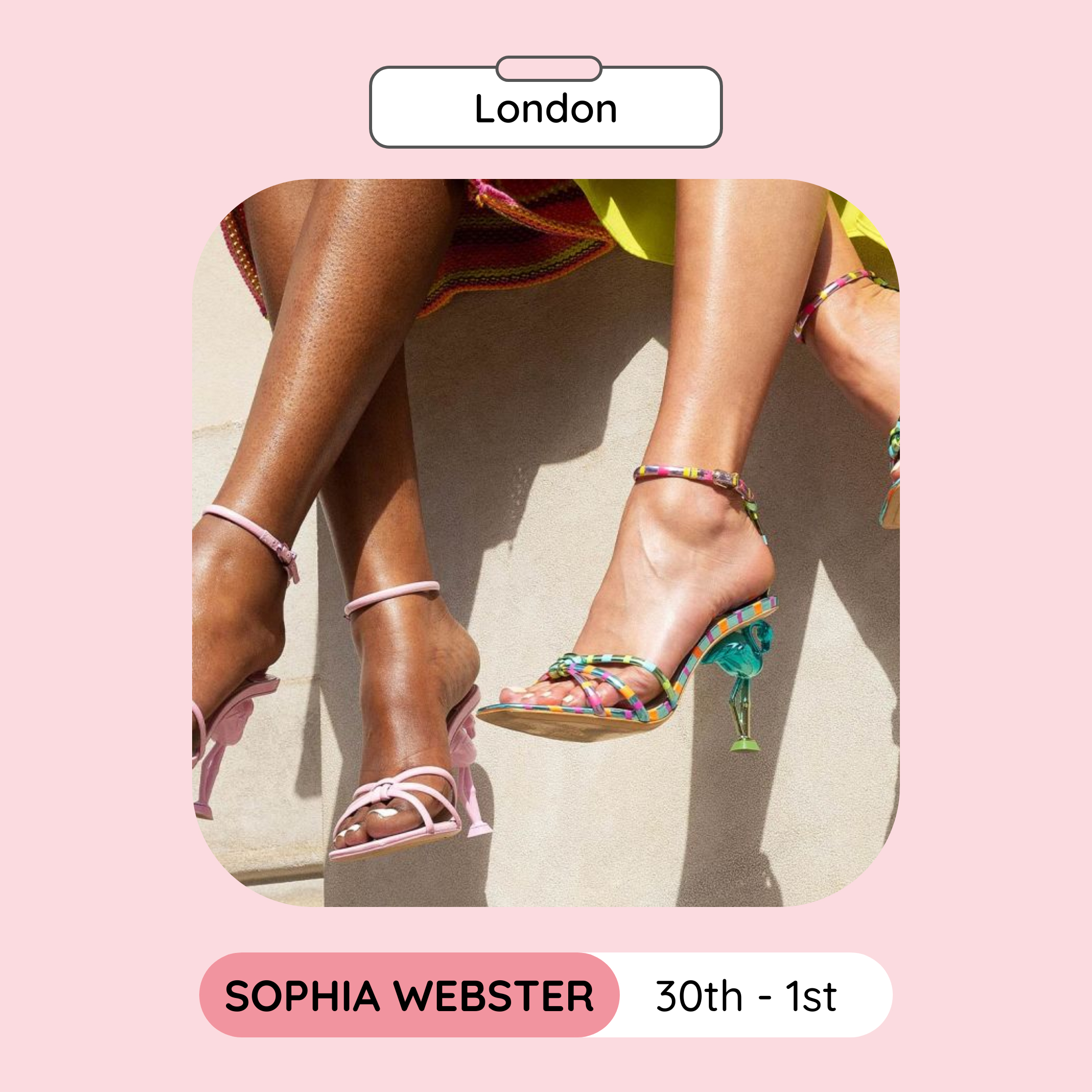 Sophia Webster Sample Sale, London, November 2023