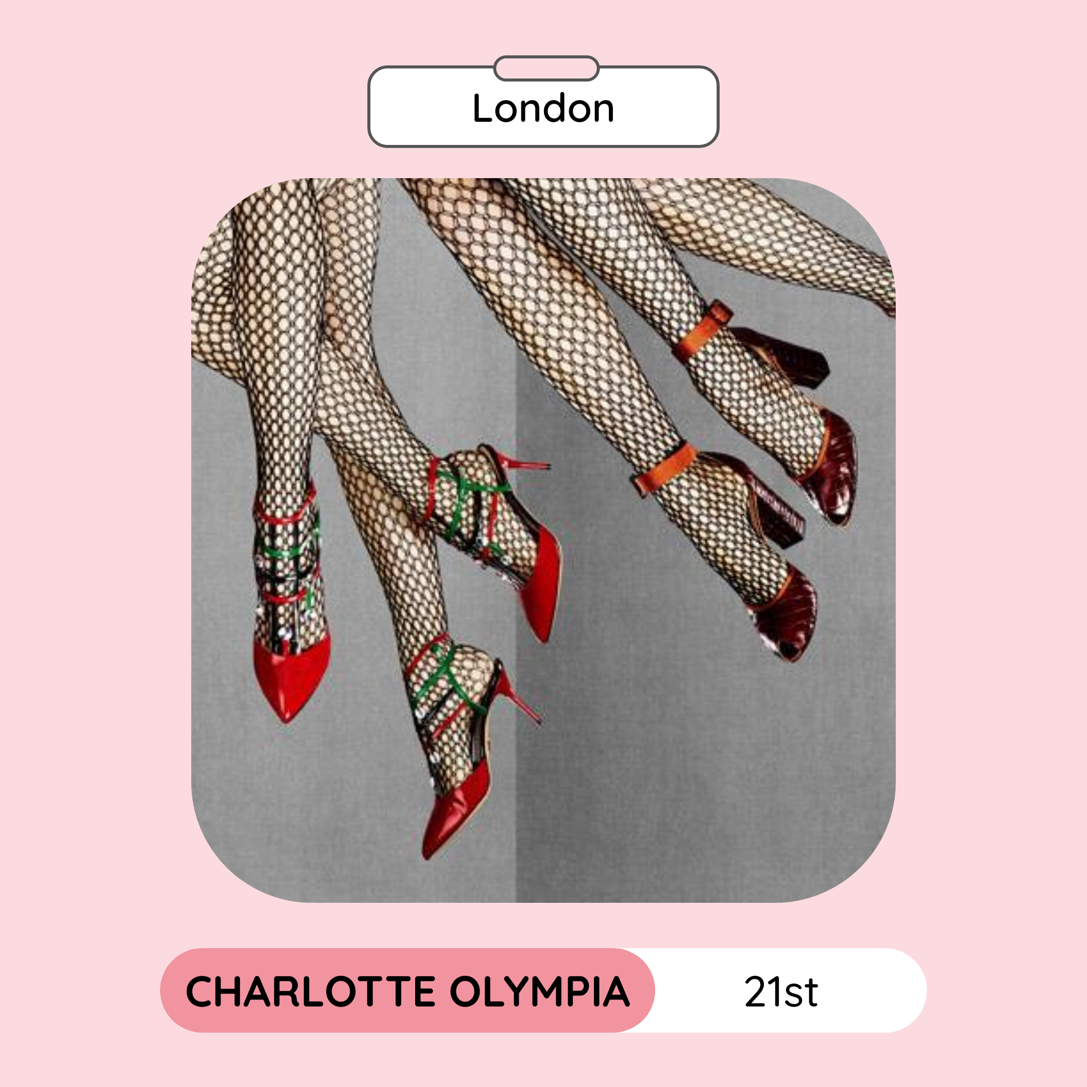 Charlotte olympia sample discount sale london 2014