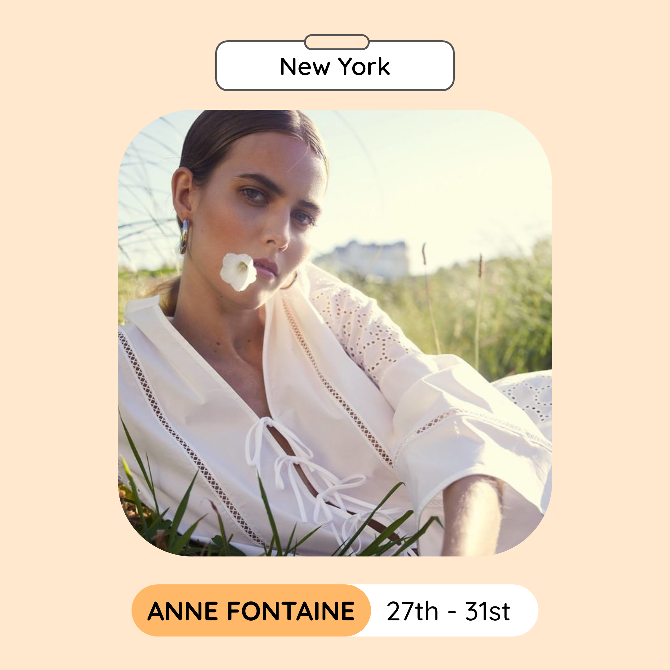 Anne Fontaine Sample Sale New York December 2023