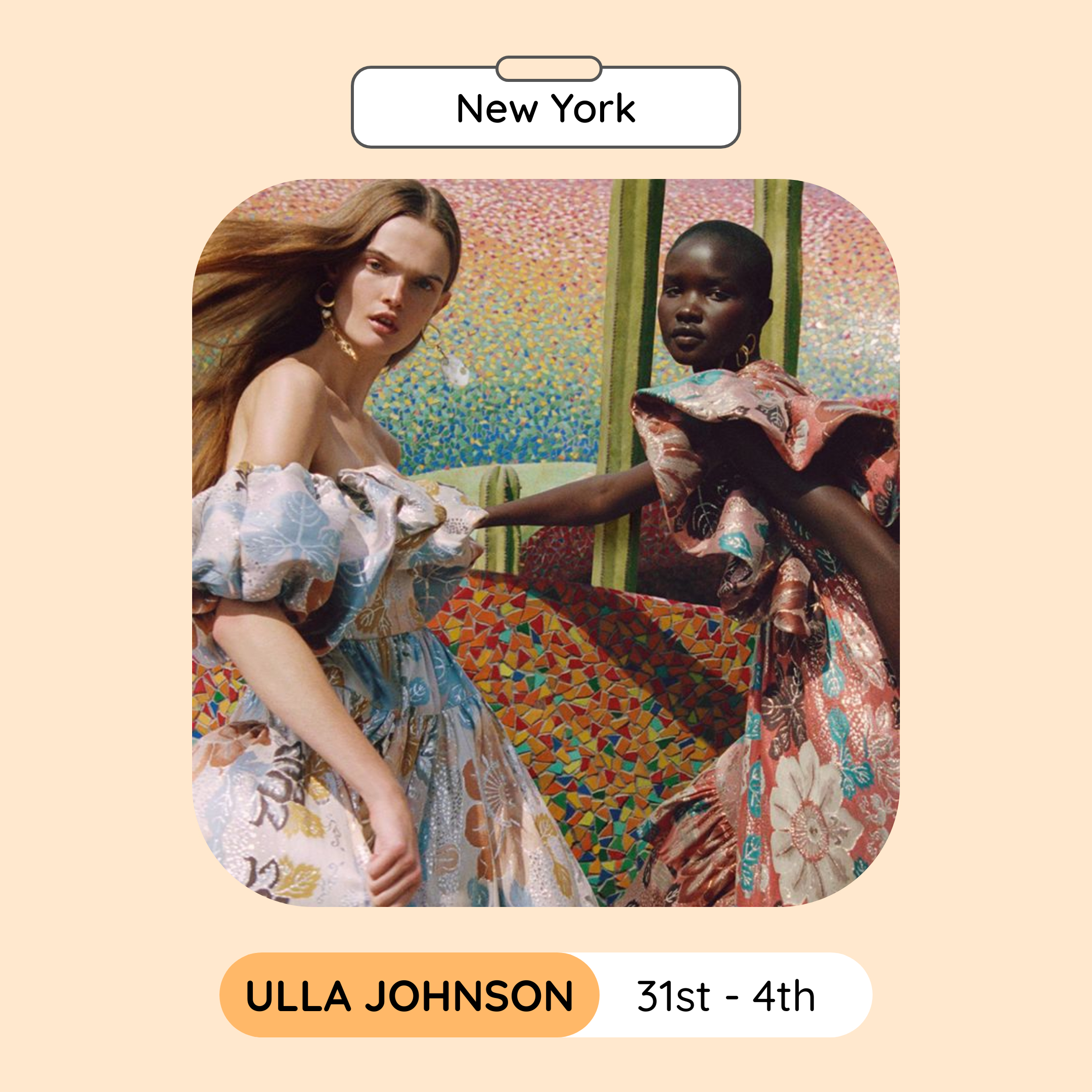 Ulla johnson discount sample sale chicago