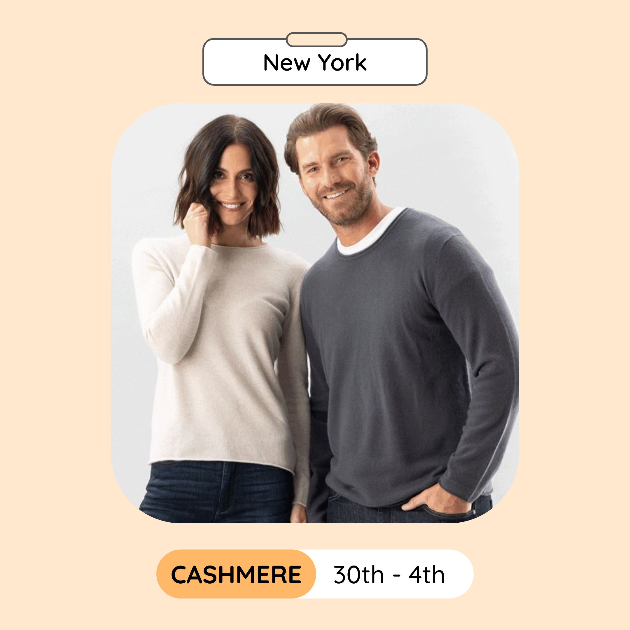 Cashmere Sample Sale New York January 2024