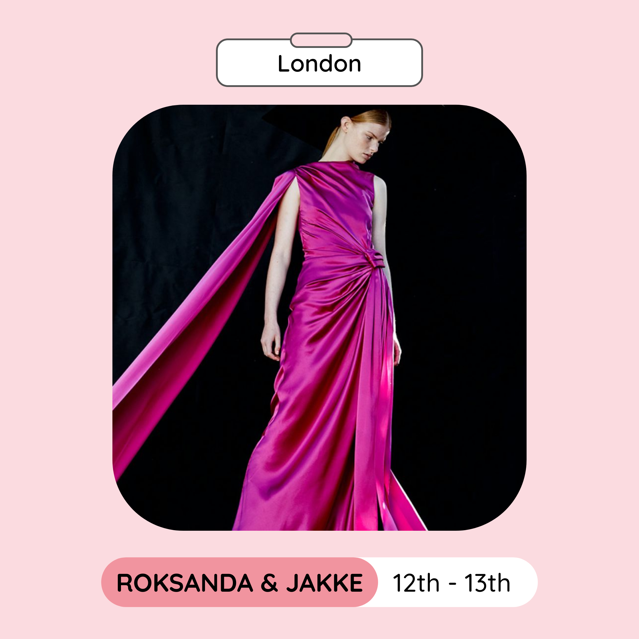 Roksanda & JAKKE Sample Sale, London, February 2024