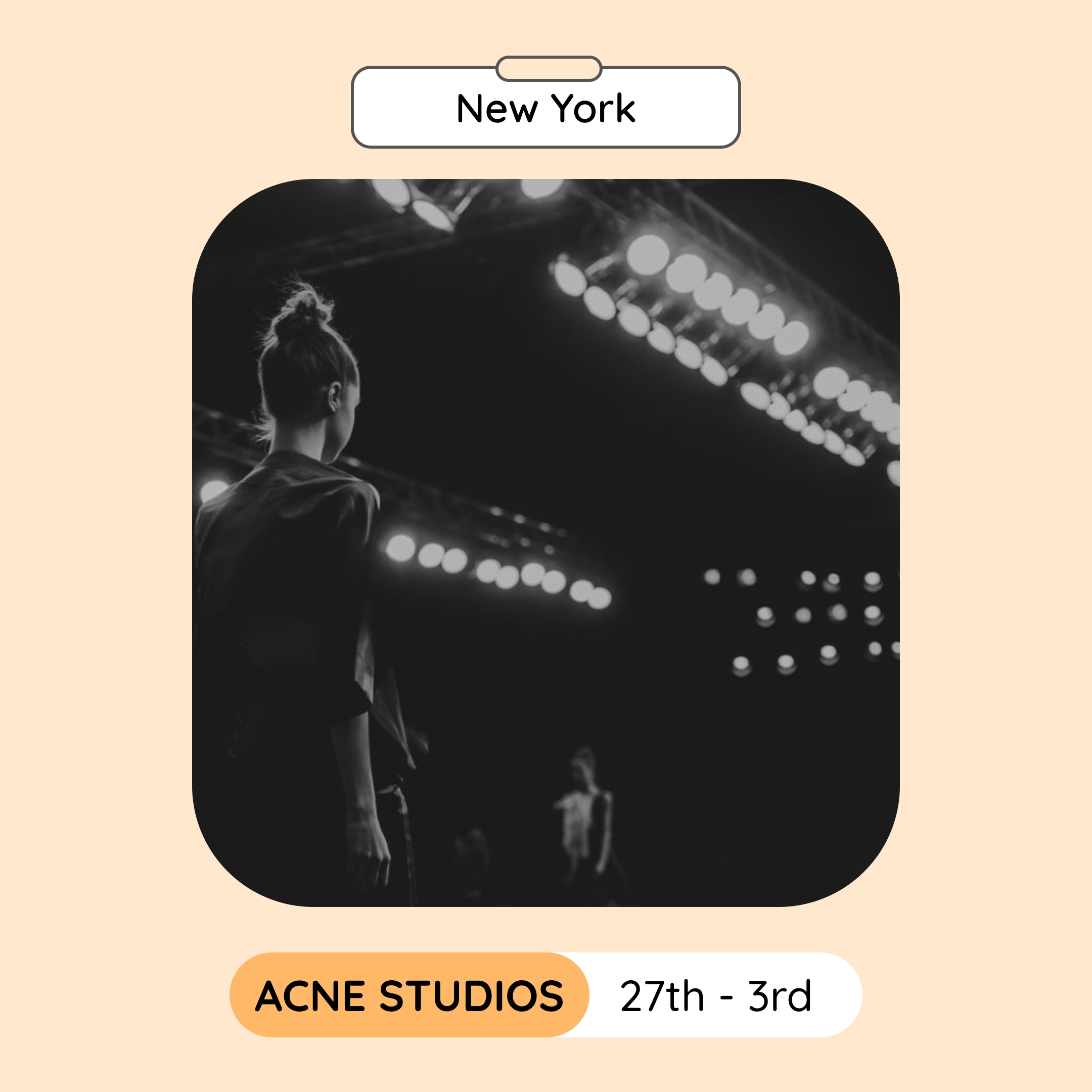Acne Studios Sample Sale, New York, February 2024