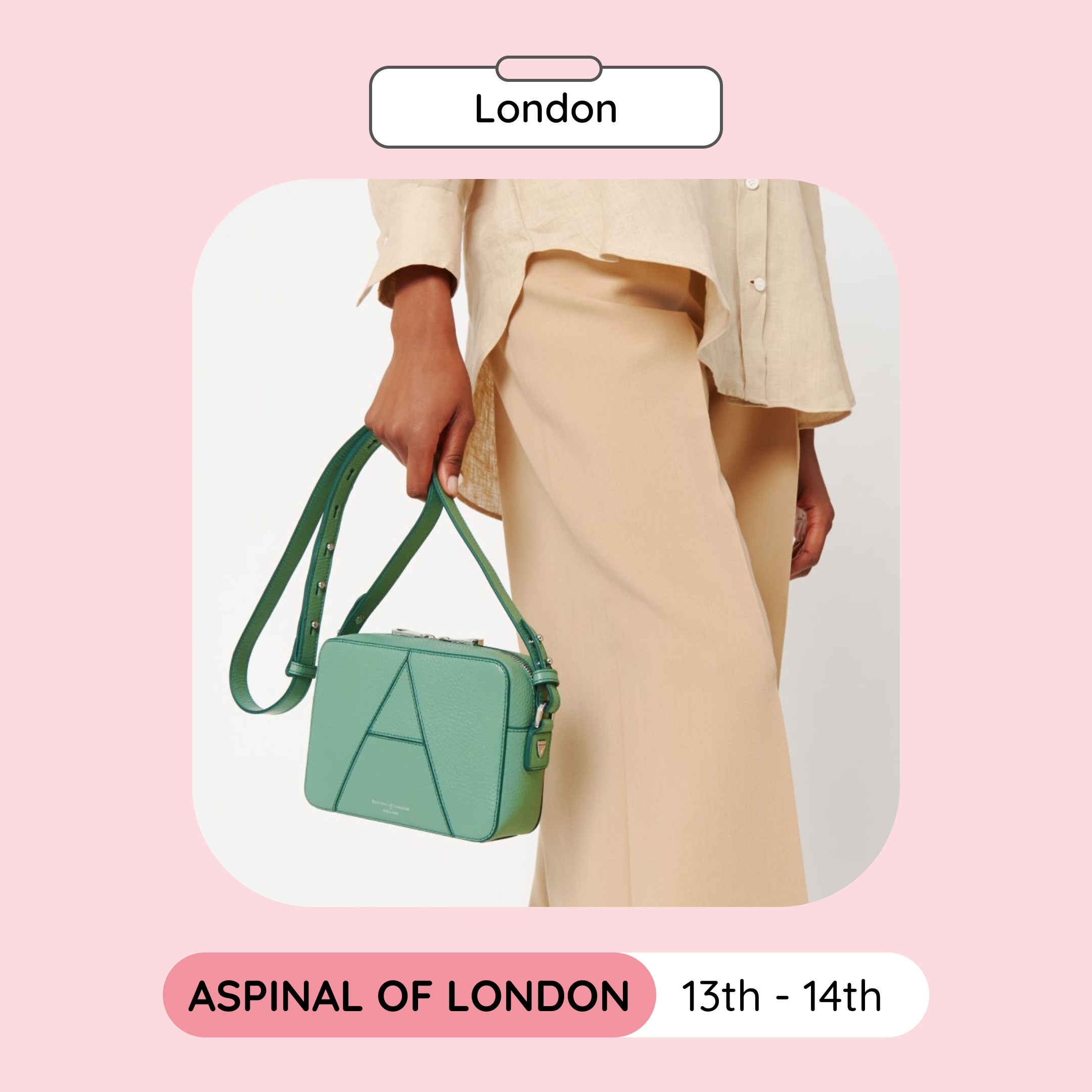 Aspinal of London Sample Sale, London, March 2024