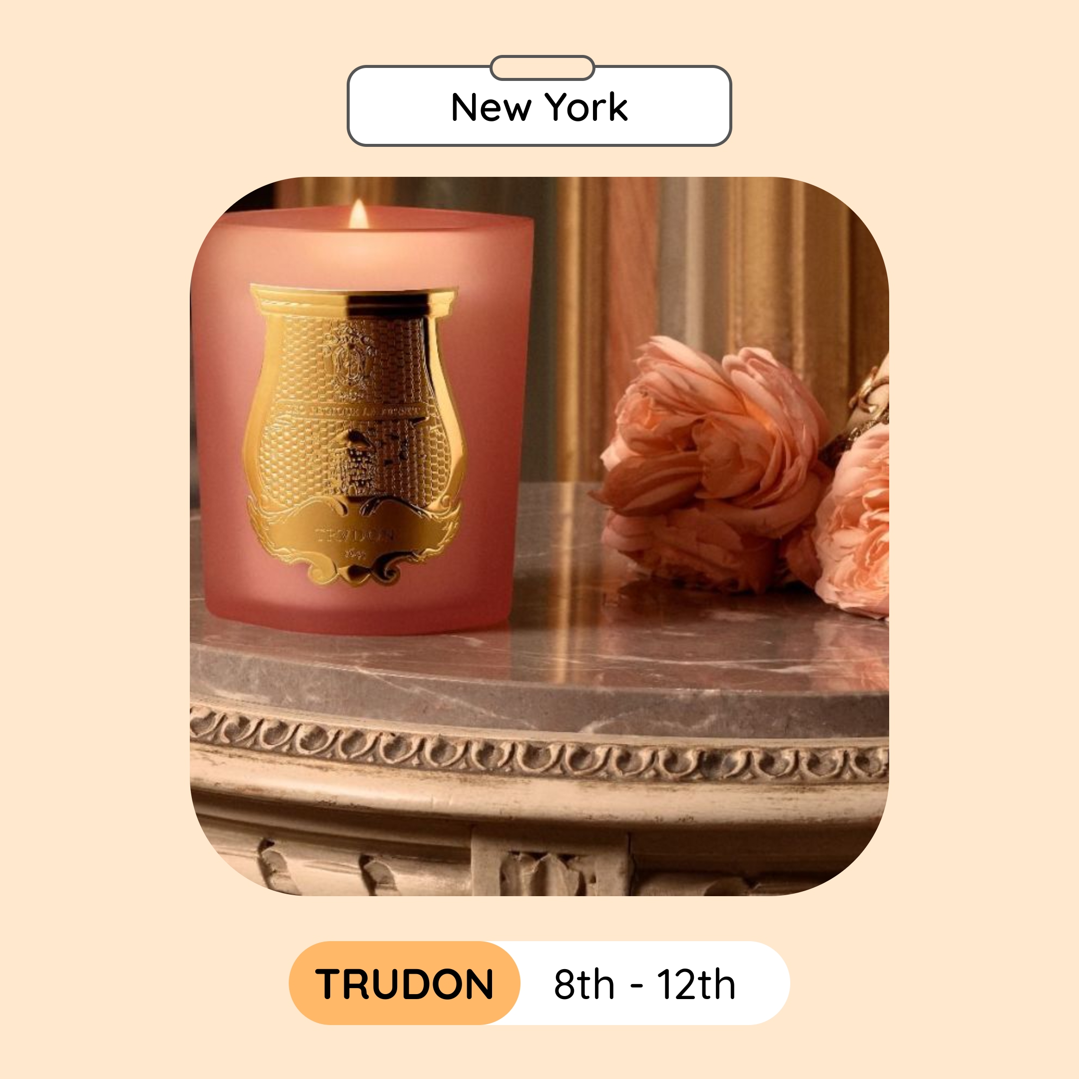 Trudon Sample Sale, New York, May 2024