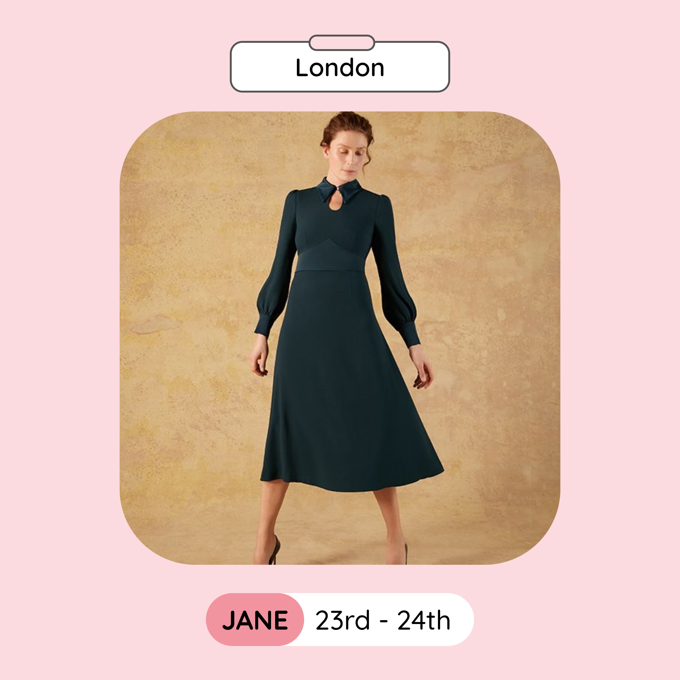 Jane Sample Sale, London, May 2024