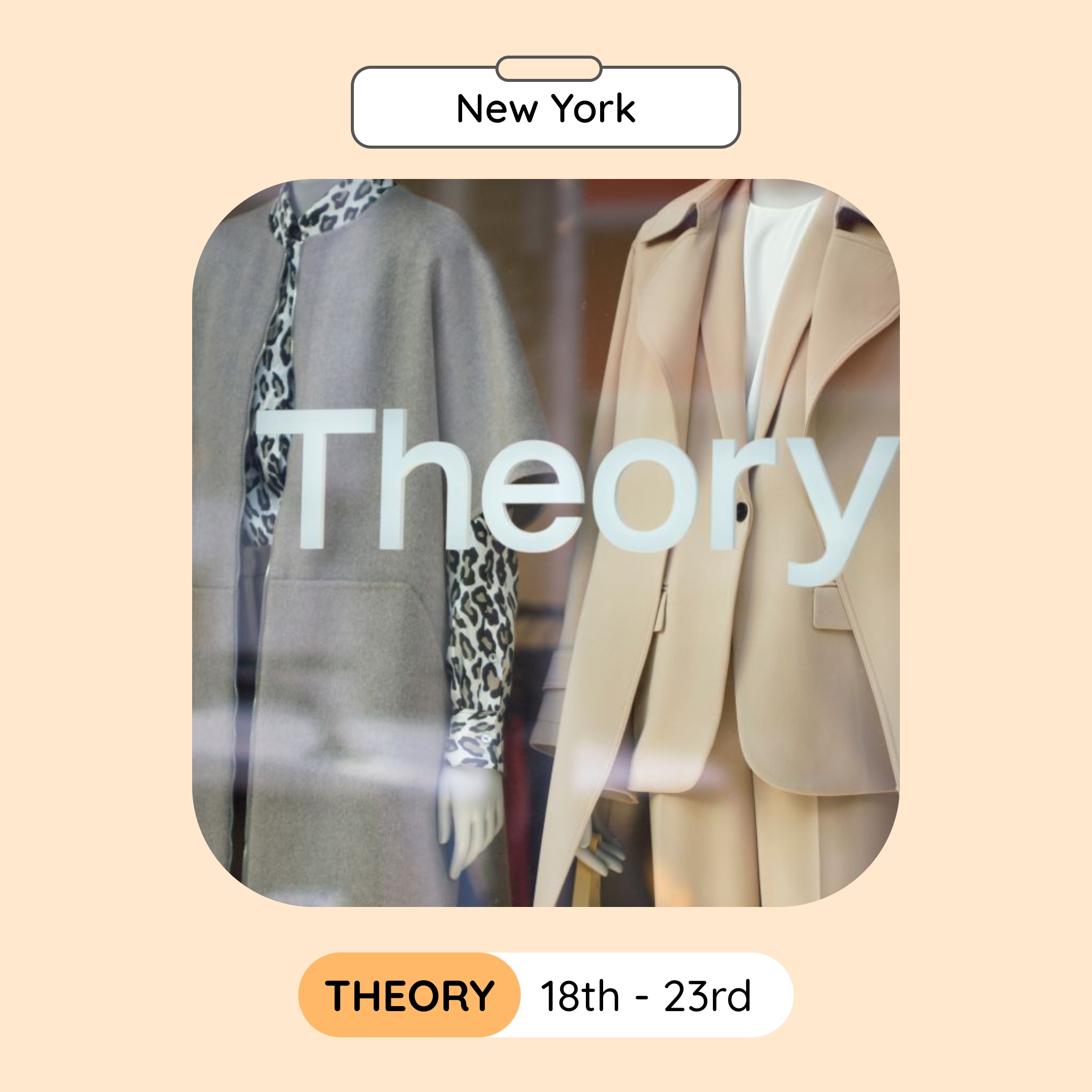 Theory Sample Sale, New York, June 2024