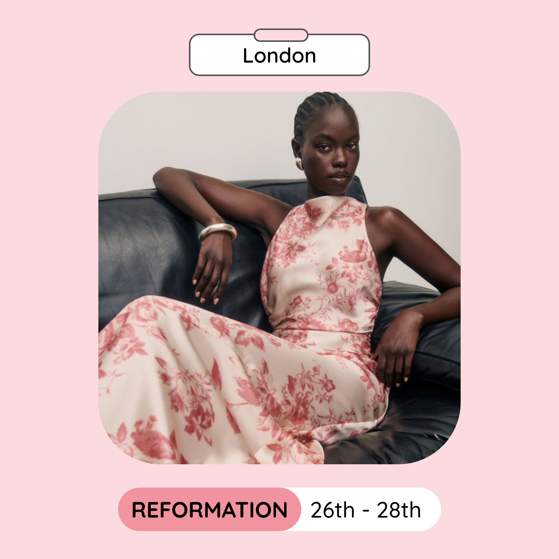 Reformation Sample Sale, London, June 2024