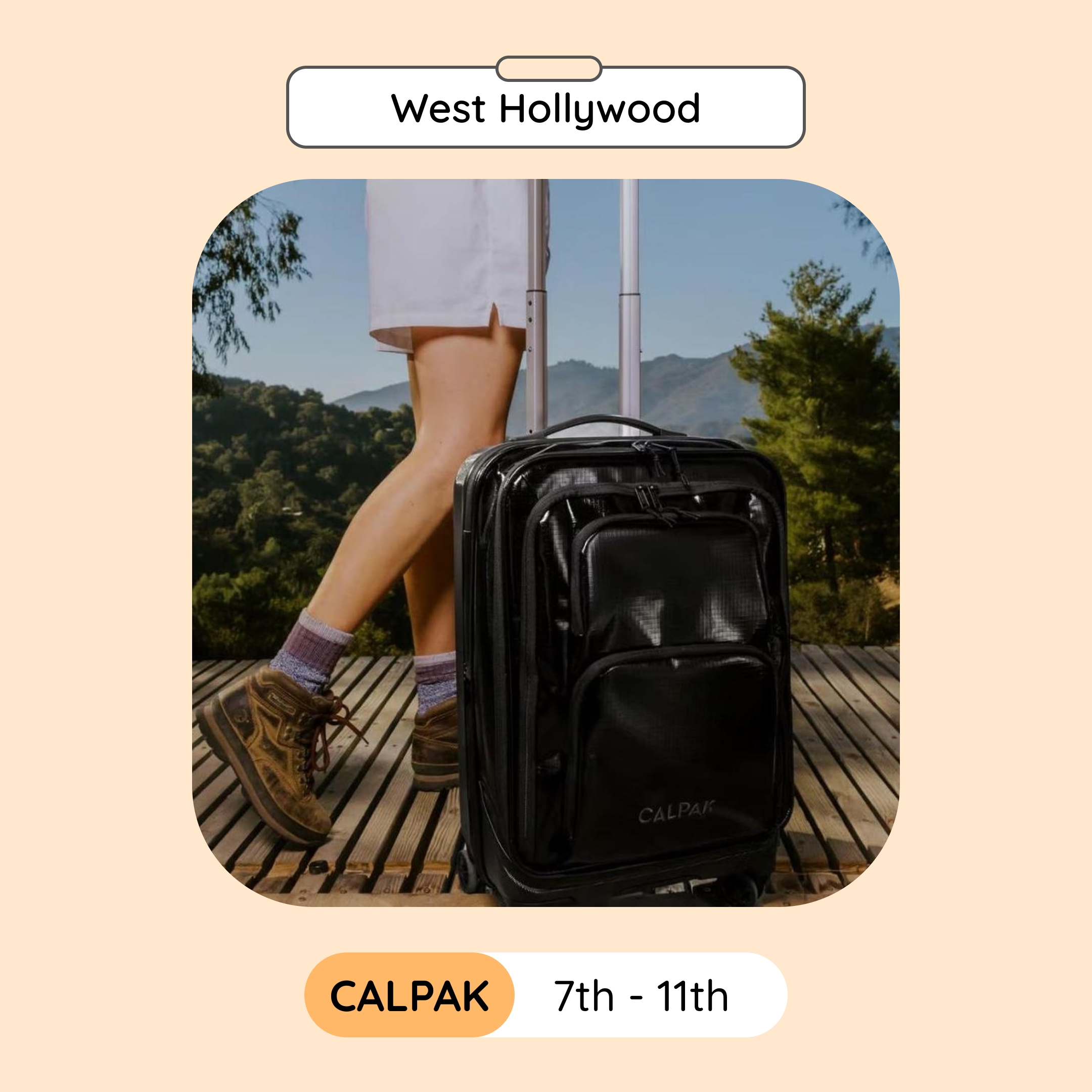 CALPAK Sample Sale, Los Angeles, August 2024