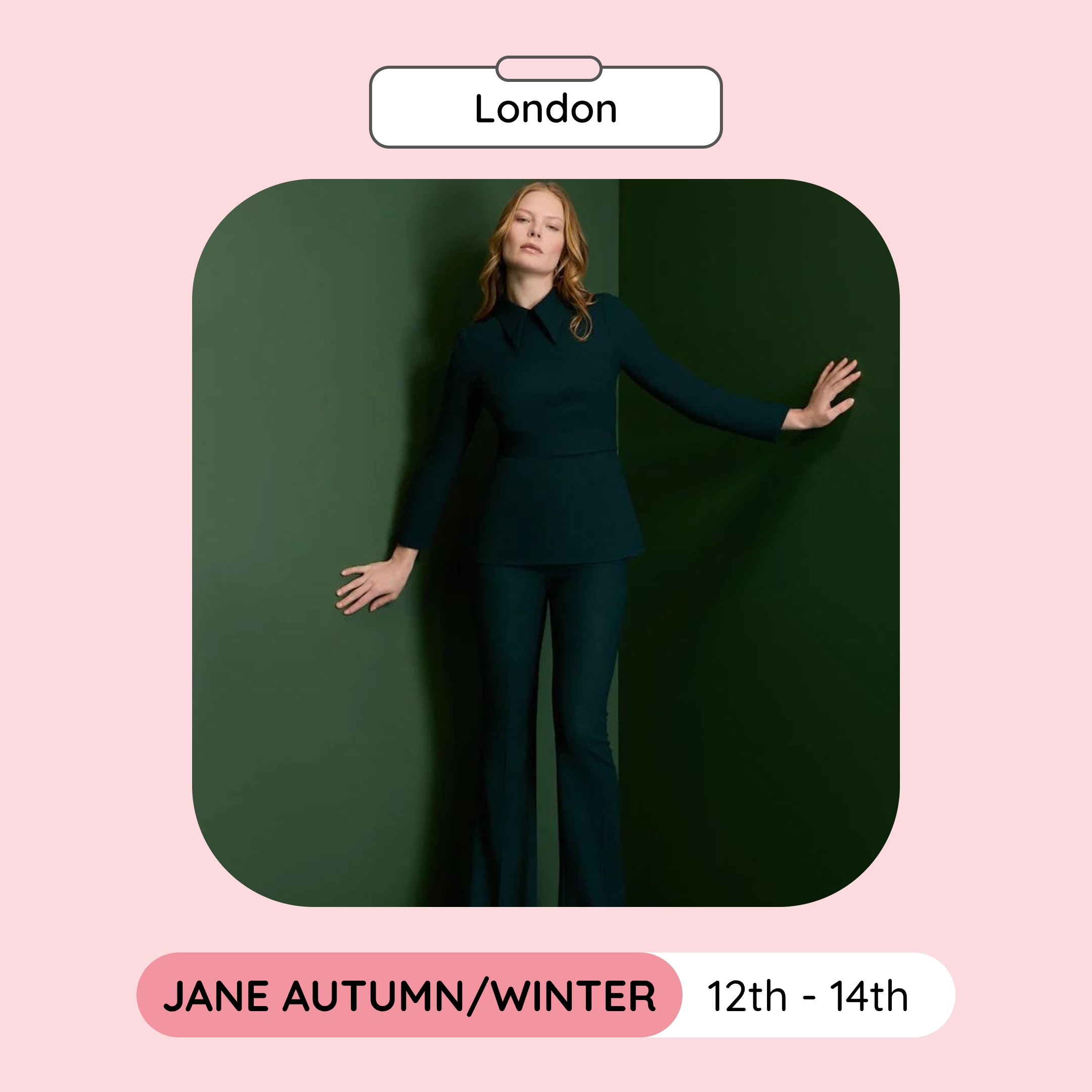 Jane Autumn/Winter Sample Sale, London, November 2025