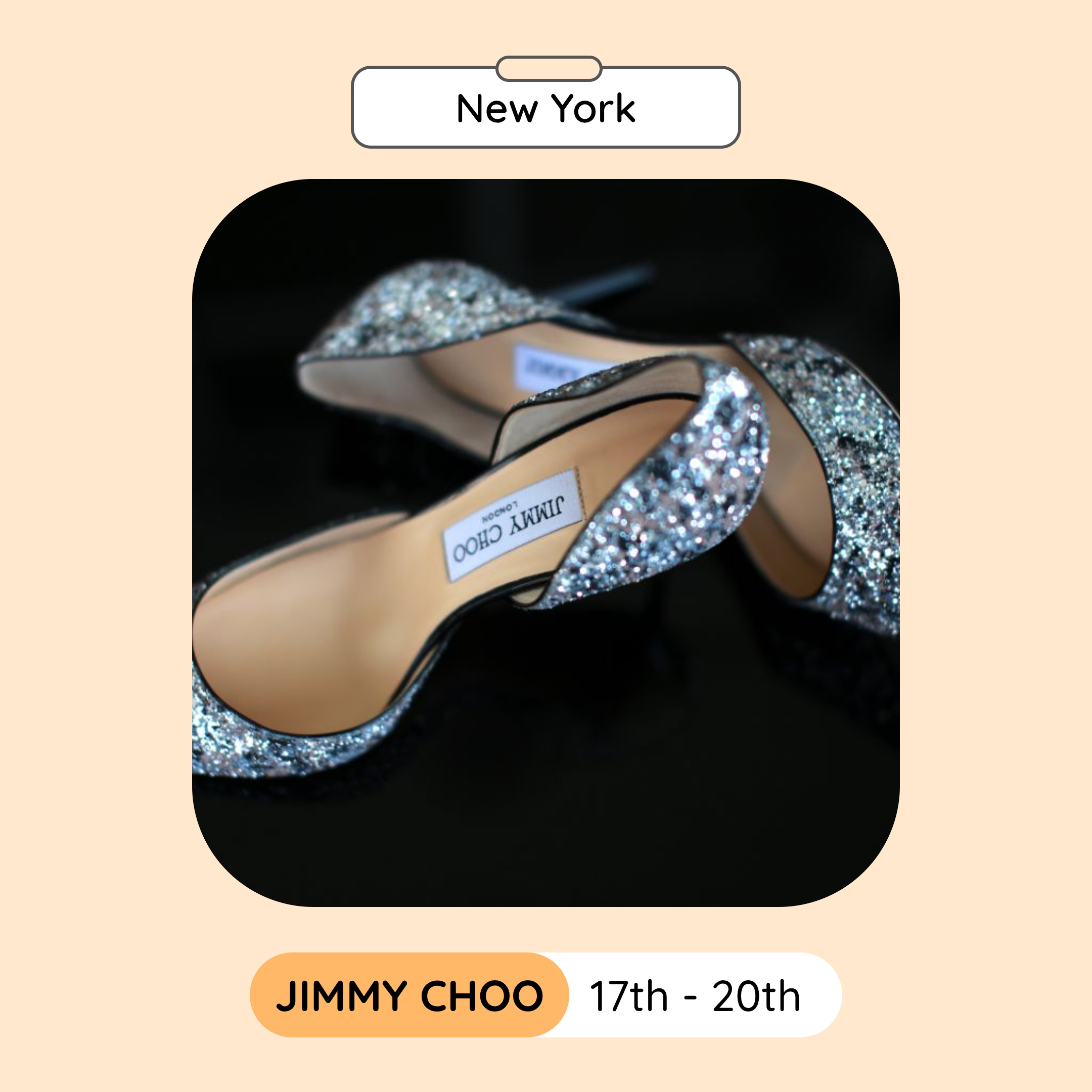 Jimmy Choo Sample Sale, New York, March 2026